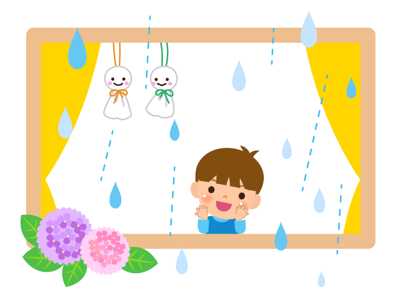 雨の日のお部屋では 名古屋市南区で保育園ならゆう保育園